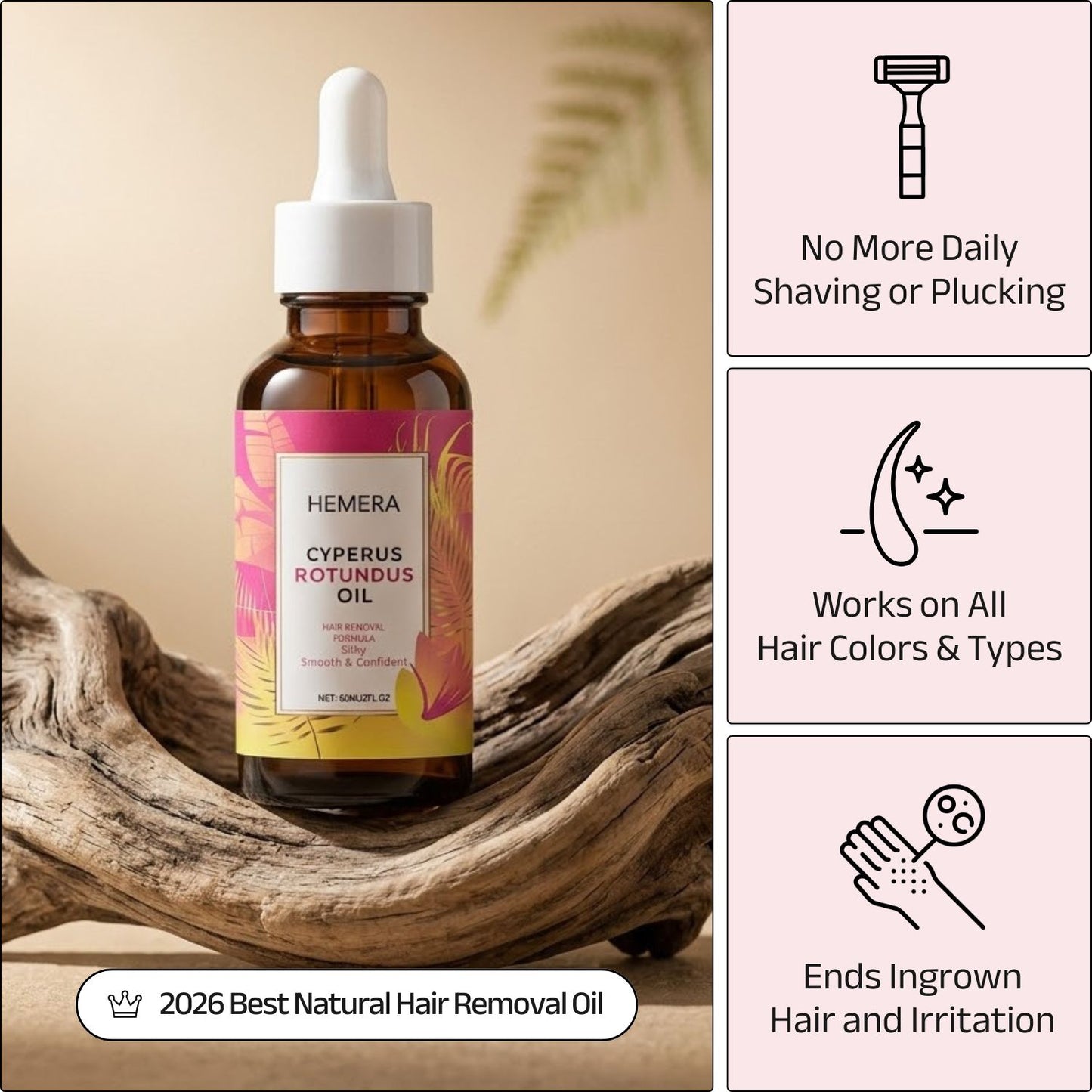 Cyperus Rotundus Oil Hair
