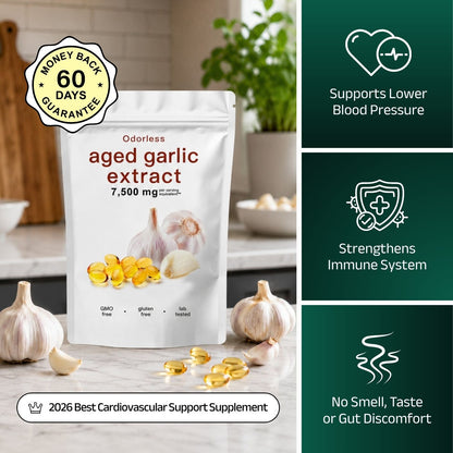 Aged Garlic Extract - Odorless Softgels