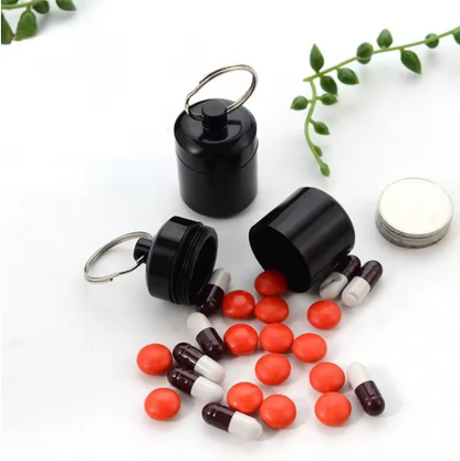 Pill Box Keychain